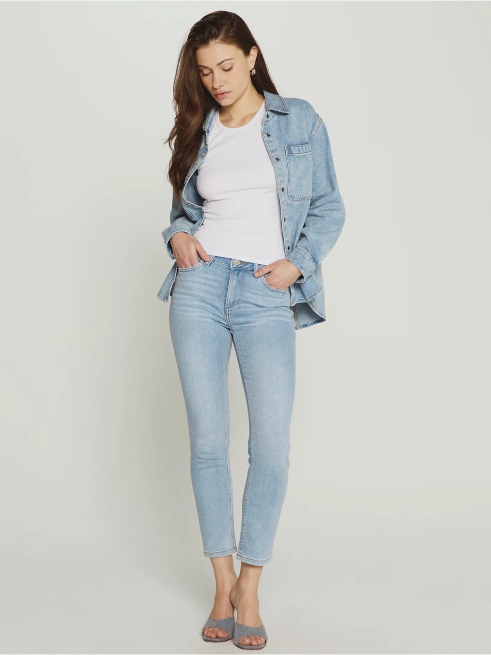 7 Diamonds Cara Mid-Rise Skinny - Size 26